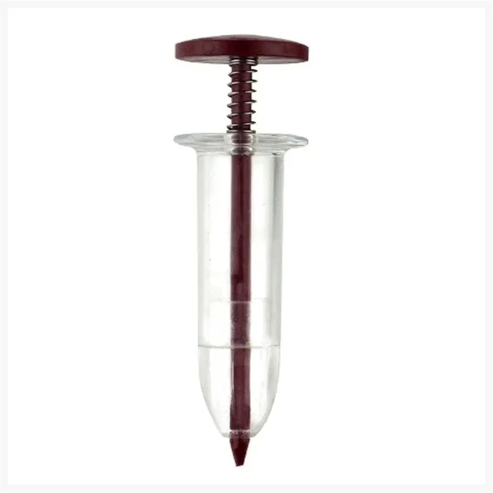 Seeds Dispenser Handheld Seed Planter Sowing Seeder Mini Hand Spreader, 10x3x3cm - Coffee - 1