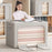 66L 50x40x33cm Clothes Storage Bins Folding Closet Organizers for Home - Single Window / Light Grey - 2