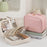 Large Capacity Cosmetic Storage Bag PU Waterproof Travel Toiletry Bags - White - 7