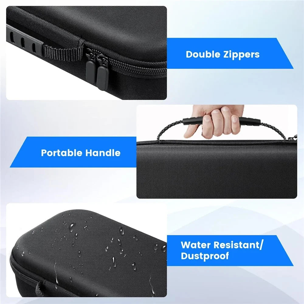 Nylon + EVA Hard Shell for Sony PlayStation Portal Remote Player Travel Carrying Bag - 4