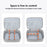 Size S 22x15x6.5cm Accessories Bag Travel Electronics Organiser Portable Waterproof Cables Case - Black - 6