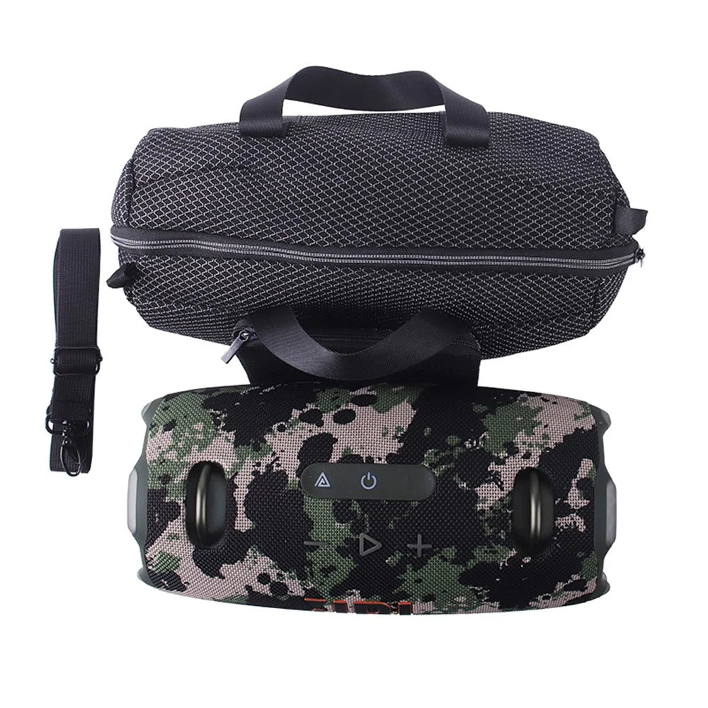 Travel Case For JBL Xtreme 4 / 3 Bluetooth-compatible Speaker Mesh Cloth Carrying Storage Bag with Shoulder Strap - 3