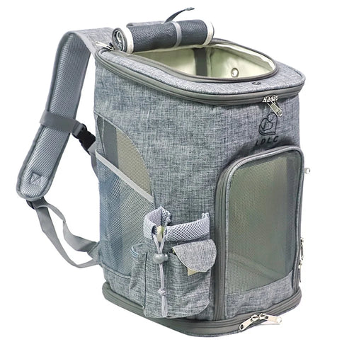 QS-002-M Pet Gift Carrier Dog Cat Carrier Backpack Puppy Carrier Travel Shoulders Bag Backpack - Grey - 1