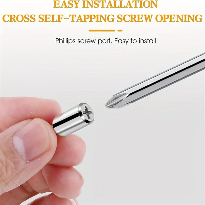 Shelf Support Pegs Shelf Pins Cabinet Self-Tapping Screws for Furniture Bookcase - 4