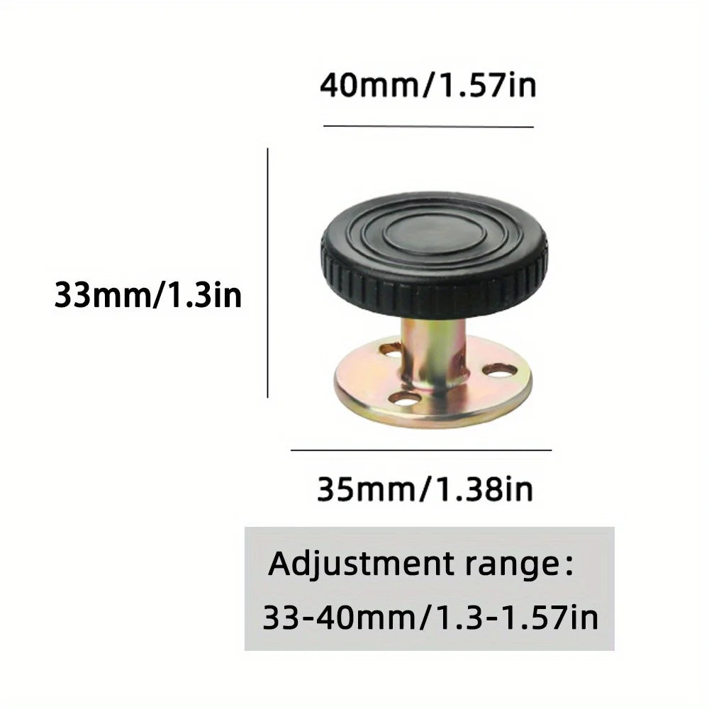 Adjustable 33-40mm Threaded Bed Frame Anti-Shake Tool Bed Headboard Stoppers Fixer - 6