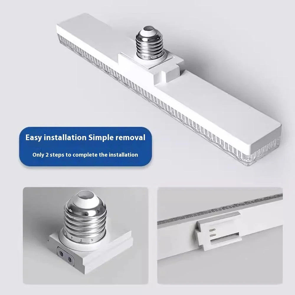 E27 24W LED Crystal Bar Light Energy Saving Bright Indoor Lamp, White Light 40cm - 7