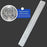 E27 18W LED Crystal Bar Light Energy Saving Bright Indoor Lamp, White Light 30cm - 5