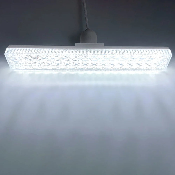 E27 18W LED Crystal Bar Light Energy Saving Bright Indoor Lamp, White Light 30cm - 6