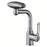Wash Basin Rotatable Four Modes Hot and Cold Water Faucet Home Bathroom Tap with 2 Water Inlet Pipes - Grey - 1