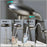 Wash Basin Rotatable Four Modes Hot and Cold Water Faucet Home Bathroom Tap with 2 Water Inlet Pipes - Grey - 5