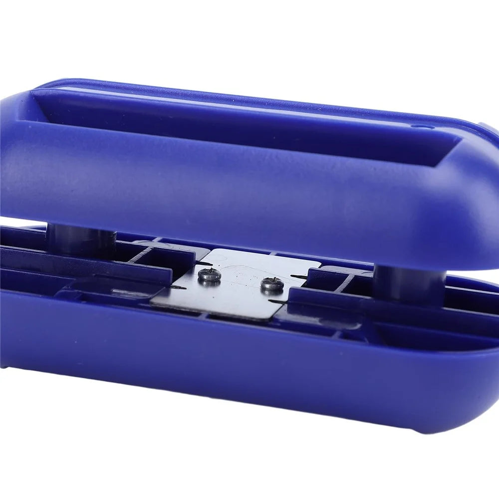 Edge Banding Cutter Hand Planer Edge Trimmer with Carbon Steel Blades Trimming Woodworking Tool - Blue - 2