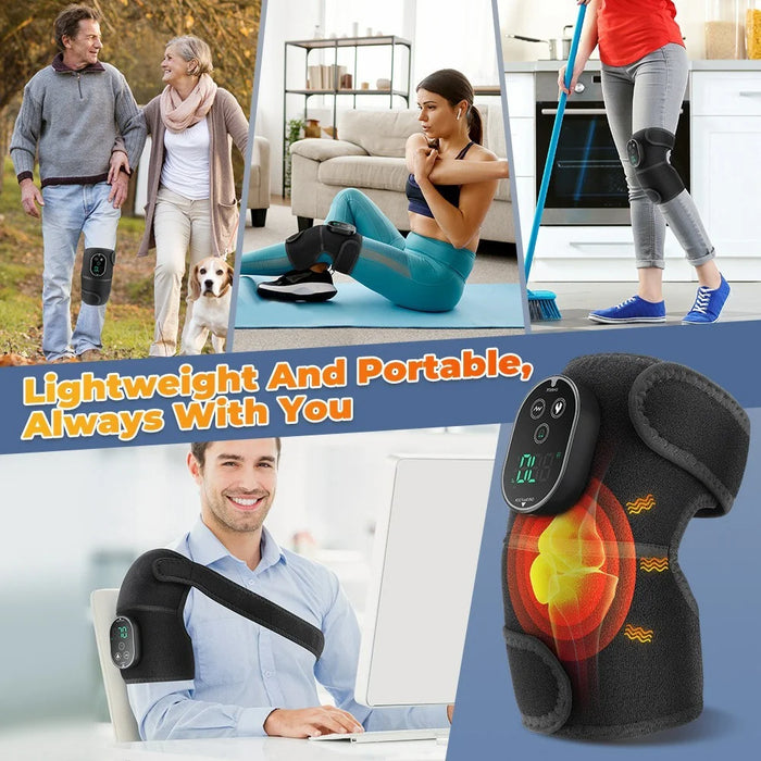 Intelligent 6 Gears Temperature Control Winter Electric Heating Knee Massager Warmer (CE Certified) - 4