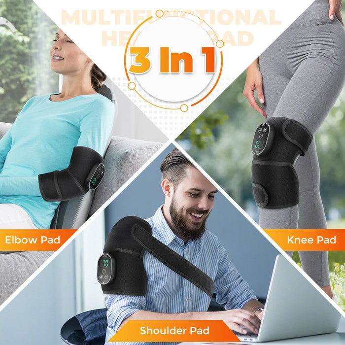 Intelligent 6 Gears Temperature Control Winter Electric Heating Knee Massager Warmer (CE Certified) - 6