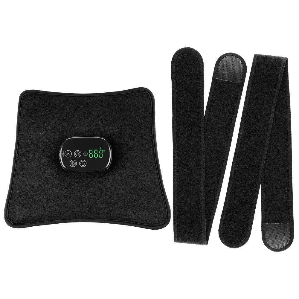 Red Light Therapy Waist Belt Heating Massage Neoprene Infrared Light Wrap for Pain Relief (CE Certified) - 1