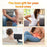 Red Light Therapy Waist Belt Heating Massage Neoprene Infrared Light Wrap for Pain Relief (CE Certified) - 5