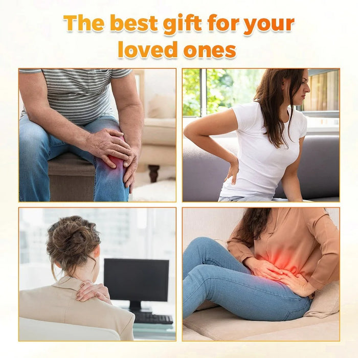 Red Light Therapy Waist Belt Heating Massage Neoprene Infrared Light Wrap for Pain Relief (CE Certified) - 5