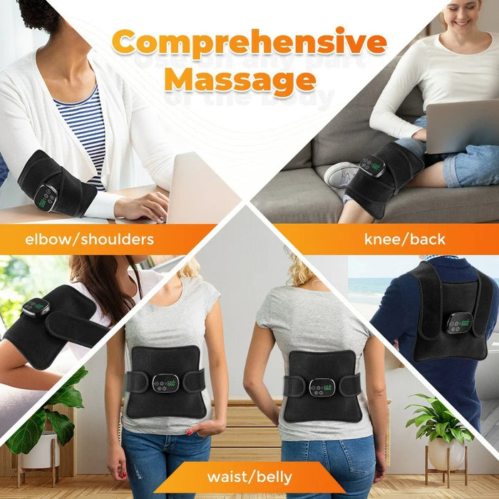 Red Light Therapy Waist Belt Heating Massage Neoprene Infrared Light Wrap for Pain Relief (CE Certified) - 7