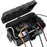 Outdoor Electrical Box IP54 Waterproof Extension Cord Cover Protective Box for Outlet / Plug / Timer / Power Strip - Black - 1