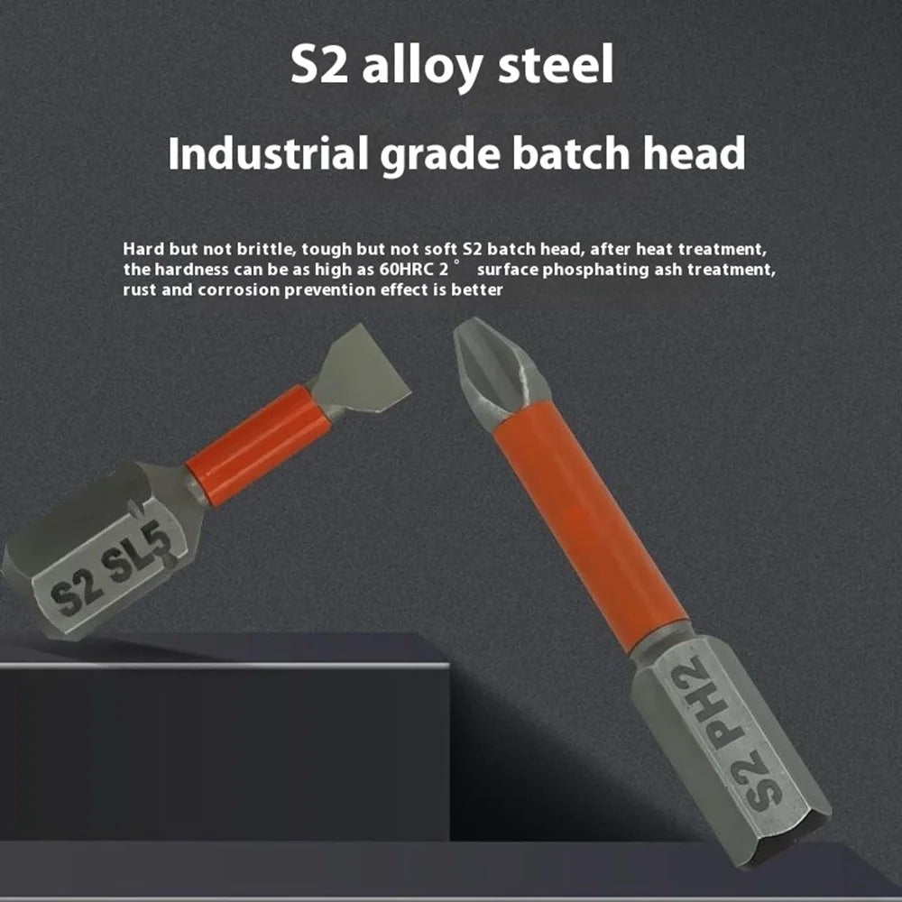 38Pcs / Set S2 Alloy Steel Screwdriver Bits Manual Repairing Screwdriver Bits Socket Kit with Storage Box - 5