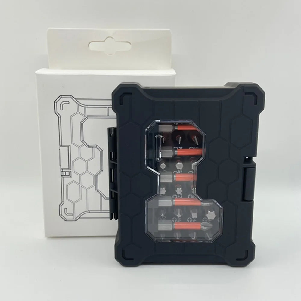 38Pcs / Set S2 Alloy Steel Screwdriver Bits Manual Repairing Screwdriver Bits Socket Kit with Storage Box - 7