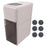 Double Layer Rice Storage Container Kitchen Slim Corner Storage Bin with Drawer (BPA Free, No FDA) - 1