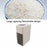Double Layer Rice Storage Container Kitchen Slim Corner Storage Bin with Drawer (BPA Free, No FDA) - 4