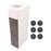 Four Layer Rice Storage Container Kitchen Slim Corner Storage Bin with Drawer (BPA Free, No FDA) - 1