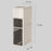 Three Layer Rice Storage Container Kitchen Slim Corner Storage Bin with Drawer (BPA Free, No FDA) - 7