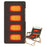 45x90cm Heated Seat Cushion 3 Temperature Settings USB Powered Portable Warming Pad - Coffee - 1