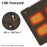 45x90cm Heated Seat Cushion 3 Temperature Settings USB Powered Portable Warming Pad - Coffee - 3