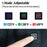 45x90cm Heated Seat Cushion 3 Temperature Settings USB Powered Portable Warming Pad - Coffee - 4