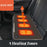 45x90cm Heated Seat Cushion 3 Temperature Settings USB Powered Portable Warming Pad - Coffee - 5