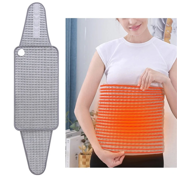Electric Heating Pad Heated Waist Belt Washable Body Warming Blanket for Back Pain Relief - EU Plug - 2