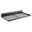 Upper Layer Wall Mount Power Tool Storage Rack for Drills Screwdrivers Space Saving Metal Shelf - 1
