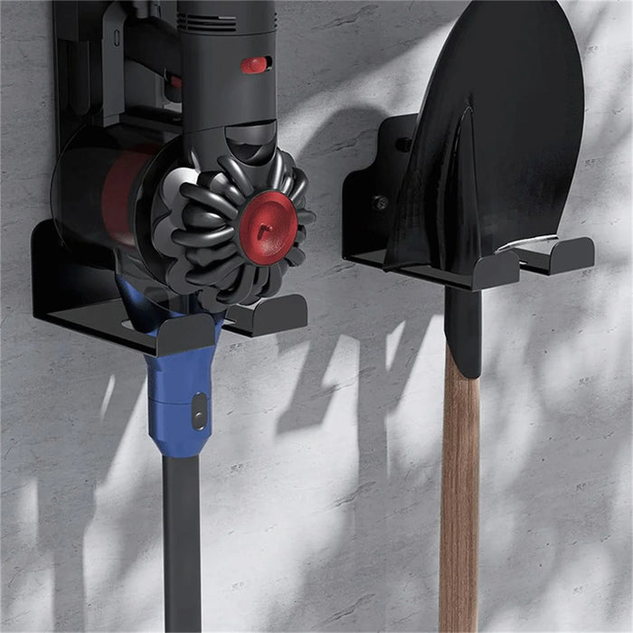 Garden Weeder Storage Rack Stainless Steel Wall Mounted Power Tools Organizer Shelf - 6