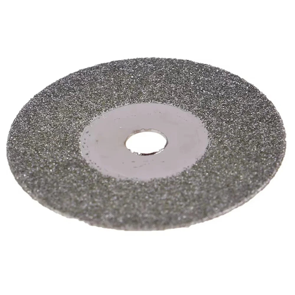 10Pcs 22mm Diamond Cutting Grinding Discs Electric Grinder Saw Blades with 2 Mandrels - 4