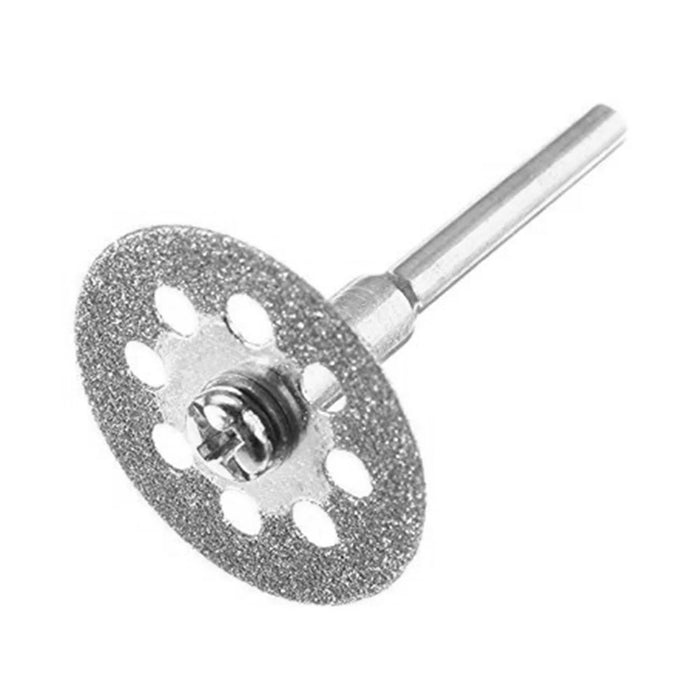 10Pcs 25mm Multi Holes Diamond Cutting Discs Electric Grinder Grinding Wheels with 2 Mandrels - 2
