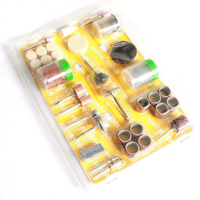 105Pcs Rotary Tool Set Dremel Grinding Polishing Kits for Electric Grinde Drill - 4