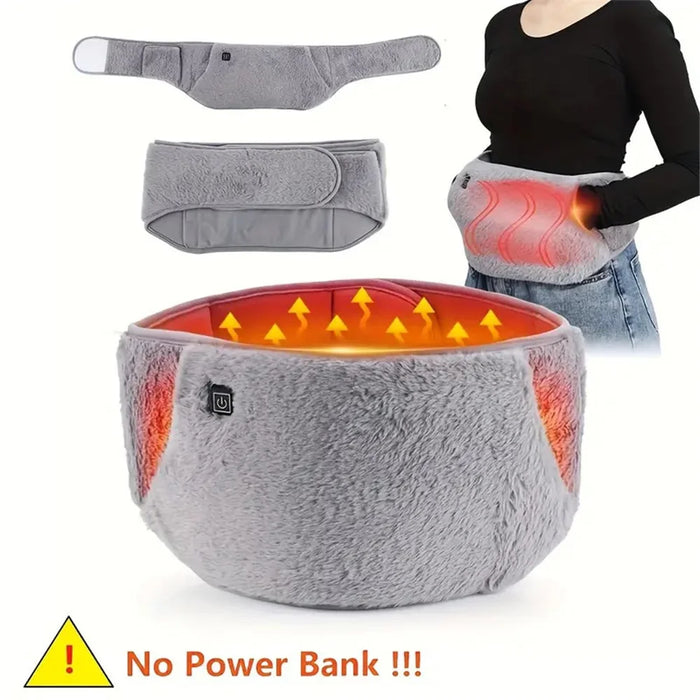 2 in 1 Electric Heating Waist Belt Crystal Velvet Hand Warmer with 1.5m Extension Cord ( CE  /  ROHS  /  FCC Certified ) - 2