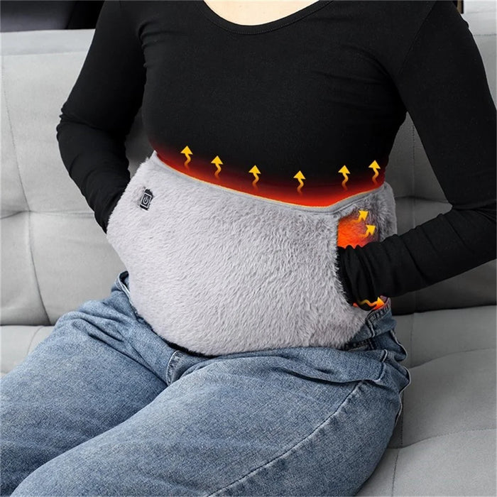 2 in 1 Electric Heating Waist Belt Crystal Velvet Hand Warmer with 1.5m Extension Cord ( CE  /  ROHS  /  FCC Certified ) - 4