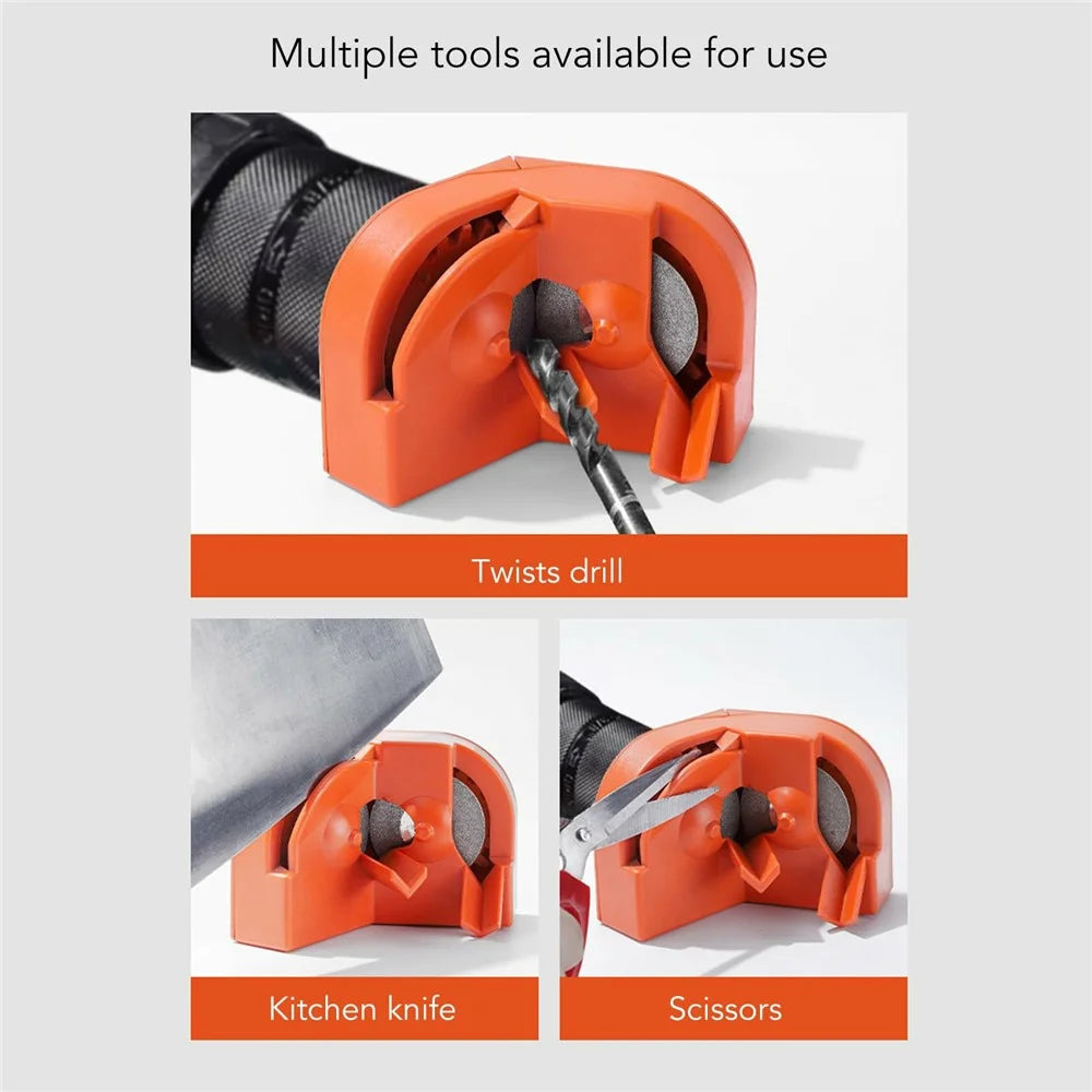 Drill Bit Sharpener Multi-Function Twist Drill Impact Drill Milling Cutter Kitchen Knife Grinding Wheel - 6