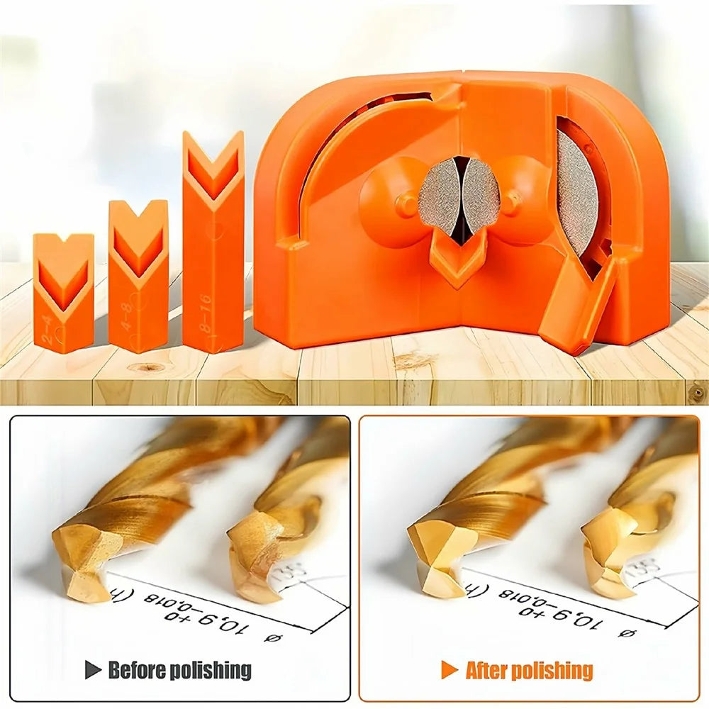 Drill Bit Sharpener Multi-Function Twist Drill Impact Drill Milling Cutter Kitchen Knife Grinding Wheel - 7