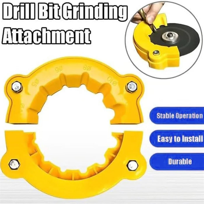 Portable Drill Bit Sharpener Tool Multiple Sizes Precision Grinding Assistant Device - 2