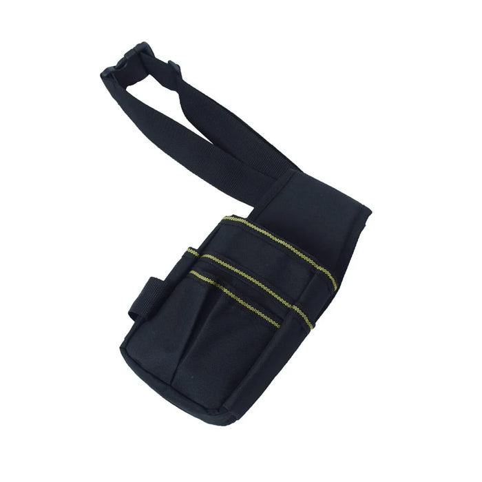 Tool Belt Pouch 600D Oxford Fabric with Waist Strap Multipurpose Repair Tool Organizer Bag 25.5 x 12.5 x 3cm - 7
