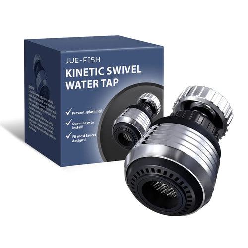 JUE-FISH JUB06-A043-1-BU1 360 Degree Rotatable Water Tap 2 Modes Kitchen Faucet Aerator - 1