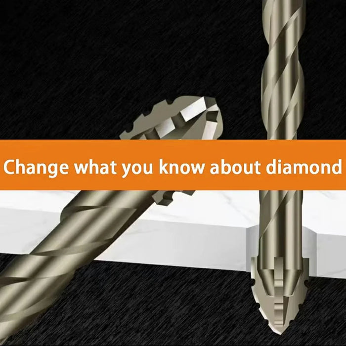 12mm Alloy Steel Four Flutes Sawtooth Eccentric Drill Bit for Glass Tile Ceramic Drilling Tool - 4