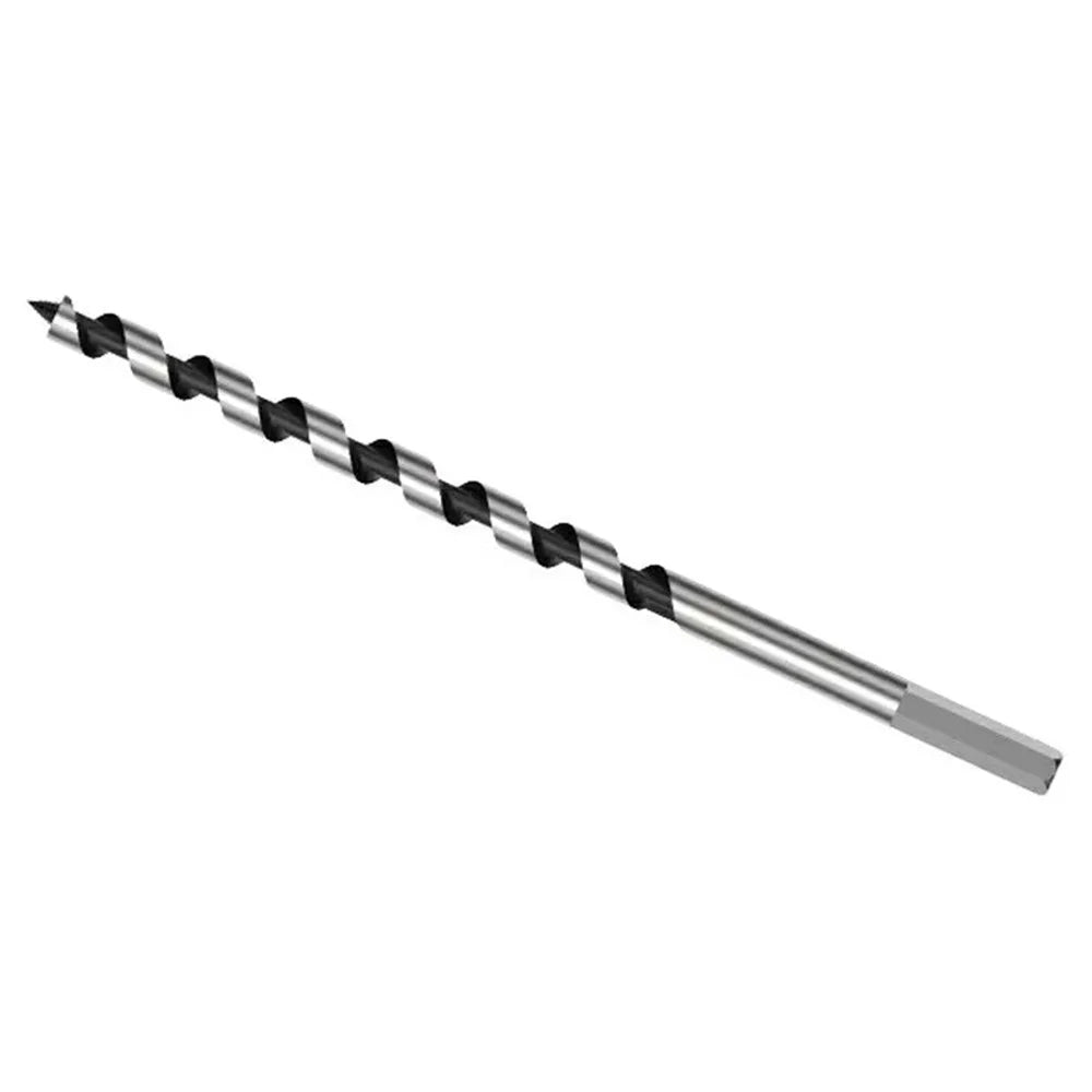6x350mm Deep Hole Extended Auger Drill Bit Woodworking Hex Shank Bit for Electric Drill / Bench Drill - 1