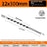 12x300mm Deep Hole Extended Auger Drill Bit Woodworking Hex Shank Bit for Electric Drill / Bench Drill - 6