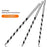 20 x 600mm Deep Hole Extended Auger Drill Bit Woodworking Hex Shank Bit for Electric Drill  /  Bench Drill - 6