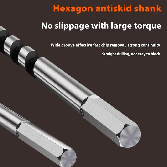 32 x 350mm Deep Hole Extended Auger Drill Bit Woodworking Hex Shank Bit for Electric Drill / Bench Drill - 4